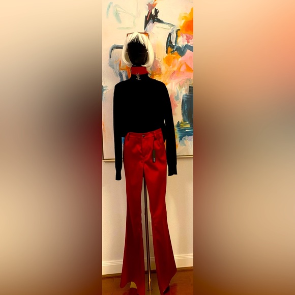 NWT J Brand Red flared Pants. New With Tags. Size 30.